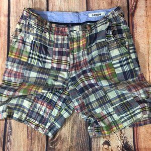 J.CREW MEN'S "VINTAGE MADRAS" PLAID SHORTS MINT